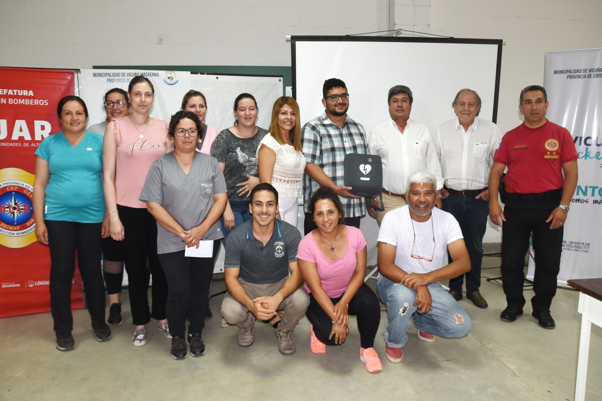 Se realizó una capacitación de primeros auxilios