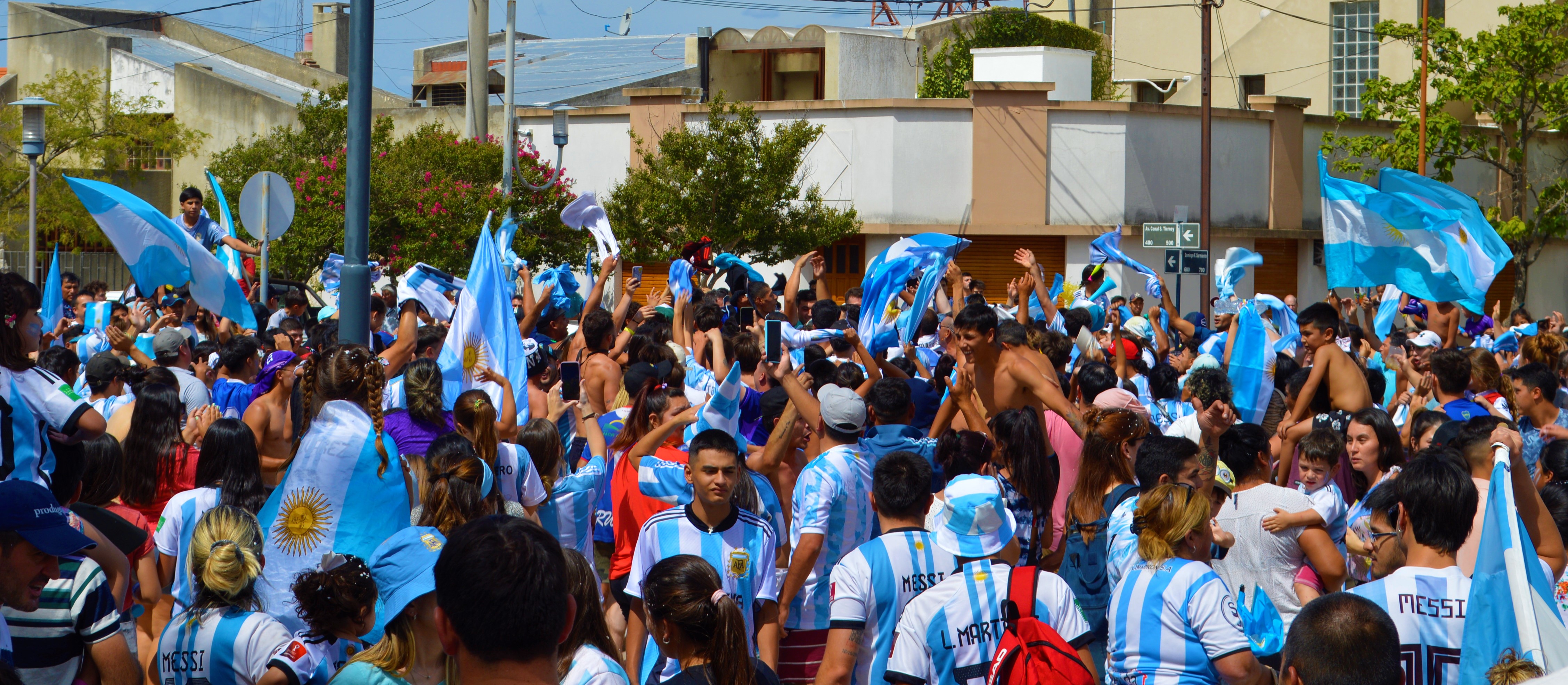 Argentina Campeón Mundial: Mackenna festejó a lo grande