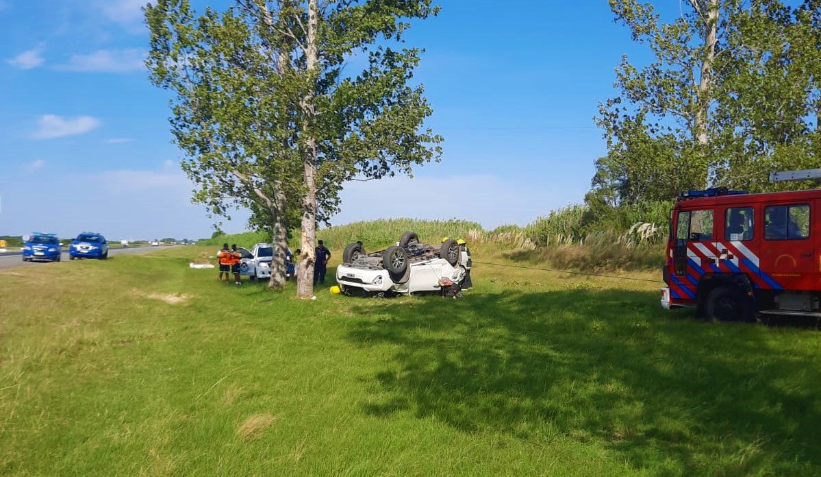 Accidente en cercanías de Mackenna, dos personas heridas