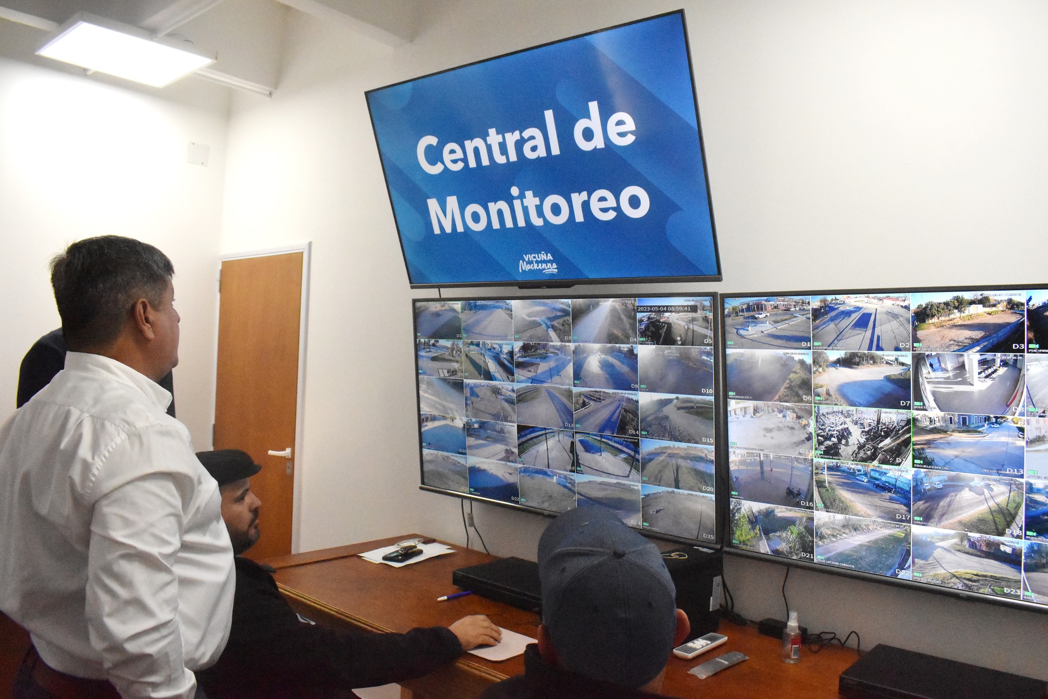 El intendente Casari presentó el Centro de Monitoreo