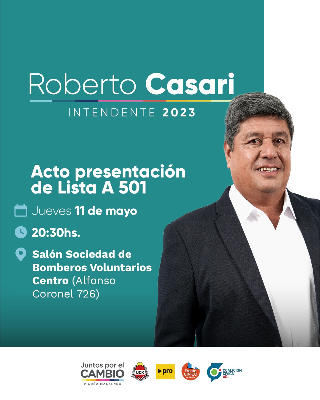 Esta noche la lista oficialista presenta los candidatos y sus propuestas