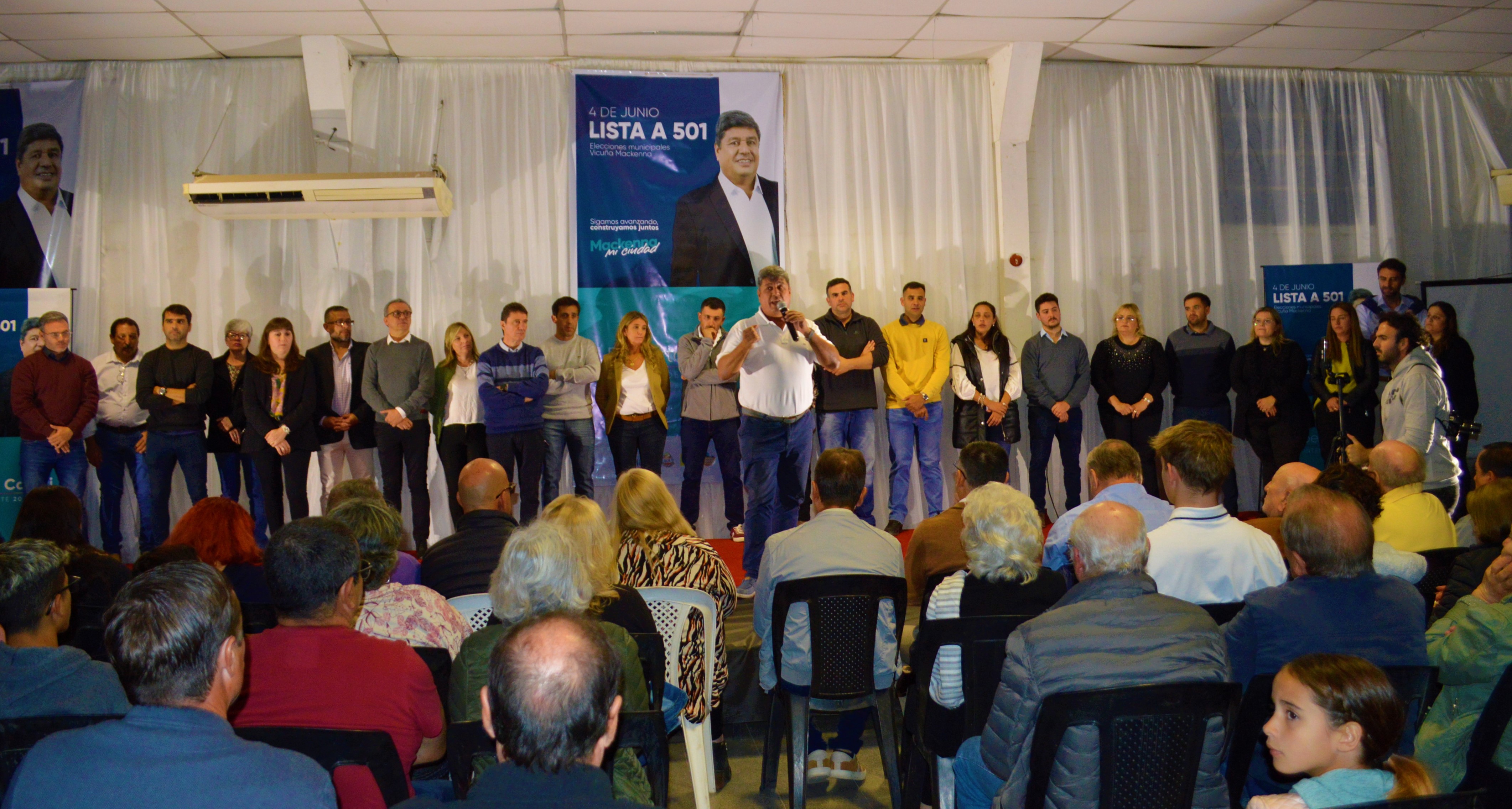 Ante una multitud Juntos por el Cambio lanzó su campaña electoral