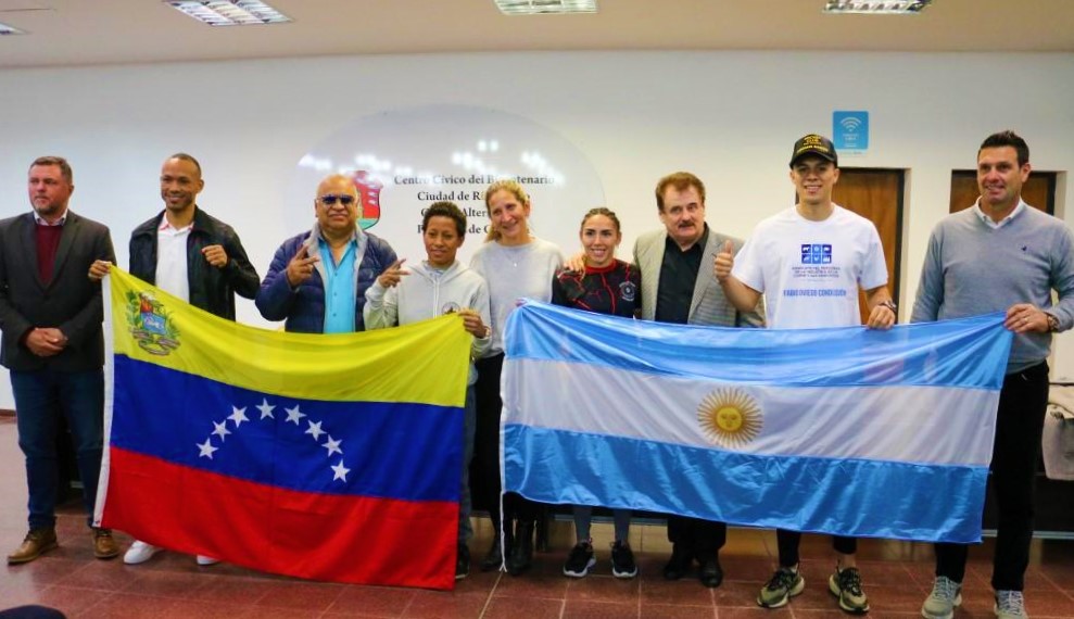 Se presentó “La Ciudad Los Une” boxeo internacional en Río Cuarto