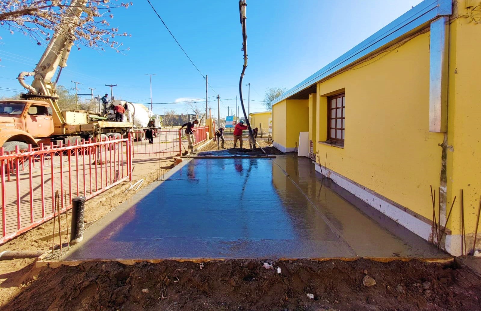 Avanza la obra en el Jardín Cassaniti