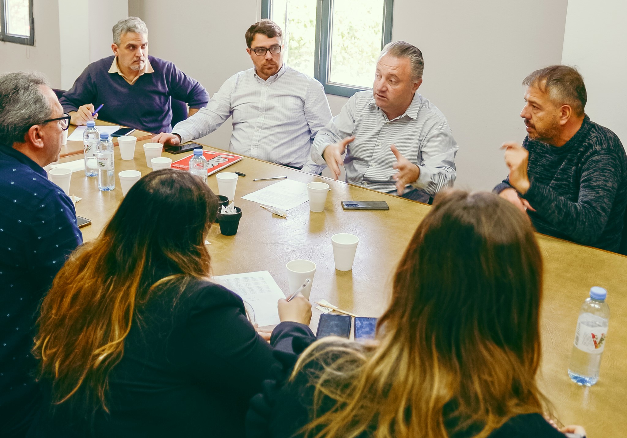 Reunión entre la Universidad Popular y la Secretaría de Extensión