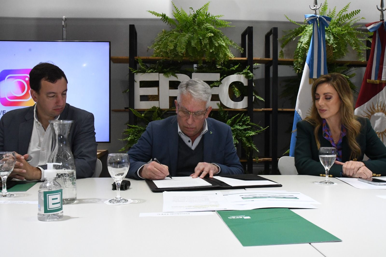 Epec firmó un convenio para repotenciar el Complejo Hidroeléctrico Río Grande