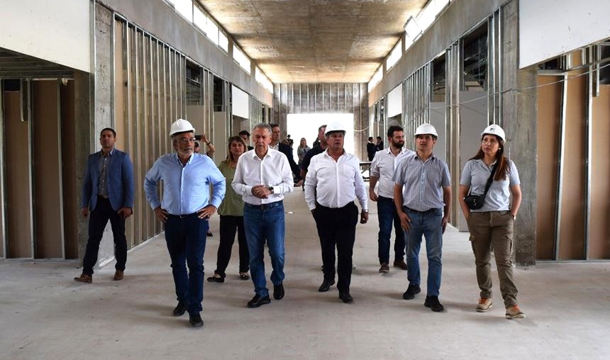Durante su visita a Mackenna, el Gobernador Schiaretti supervisó la obra de la escuela PROA