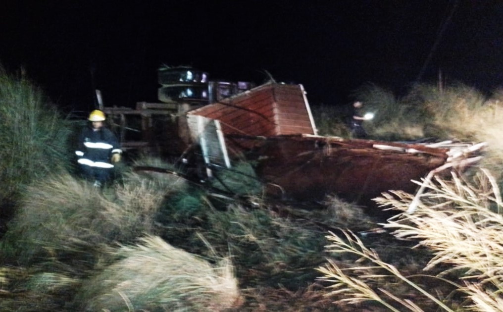 Accidente en cercanías de Mackenna