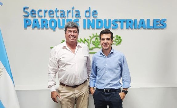 El Intendente Roberto Casari mantuvo una reunión con el Ministro de Producción Pedro Dellarosa