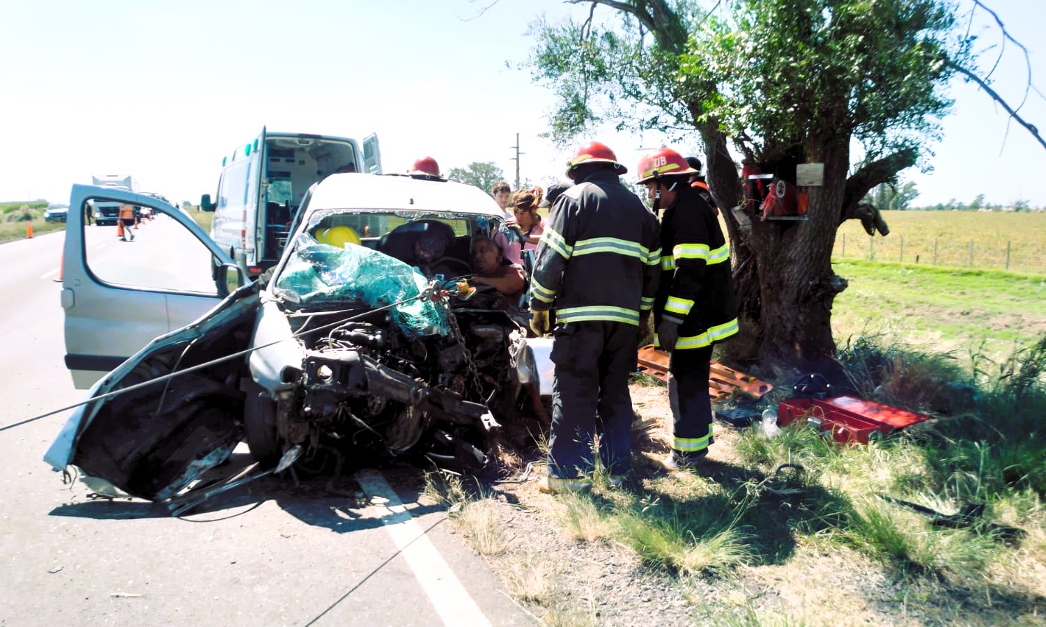 Grave accidente en cercanías de Mackenna