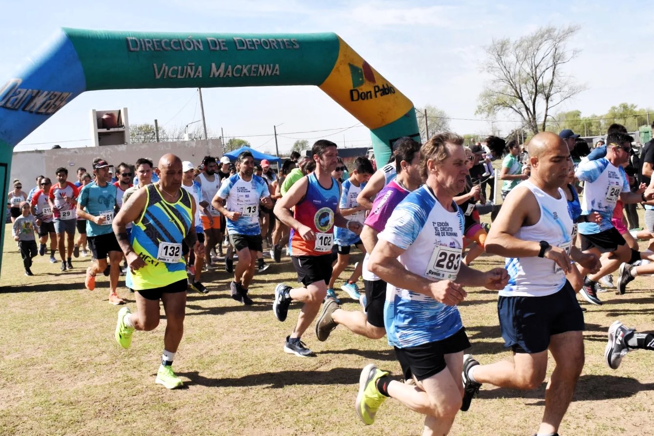 En Mackenna se corrió la Quinta Fecha de Running del Sur de Córdoba