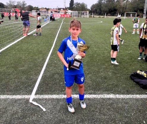 La Joyita de San Martín, Bautista Quinteros fue convocado por Vélez Sarsfield para jugar el Mundialito en San Luis