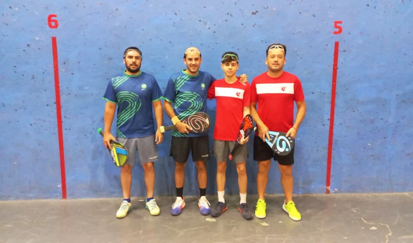 En el frontón del Club Velocidad se disputaron las finales del Torneo Provincial