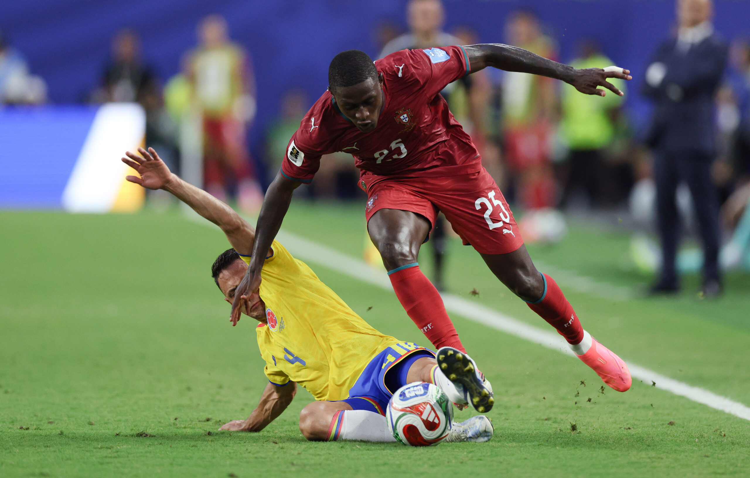 Colombia igualó ante Portugal y se quedó con el primer puesto del Grupo K