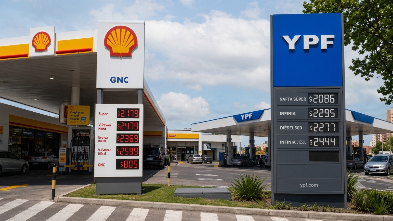 Combustibles: cuánto cuesta llenar el tanque en Córdoba