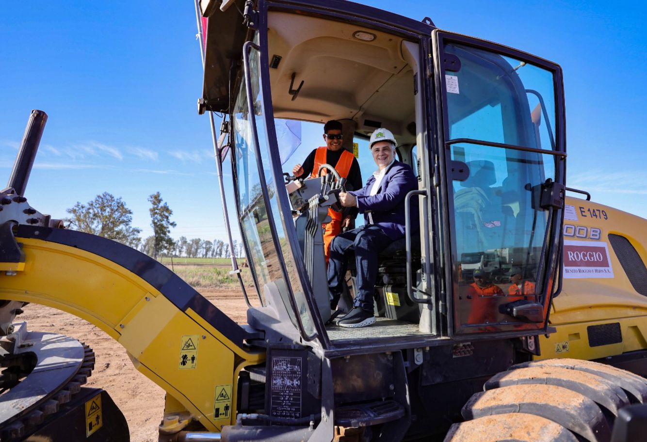 Con fondos provinciales, comienzan las obras en la autopista de la ruta 19 