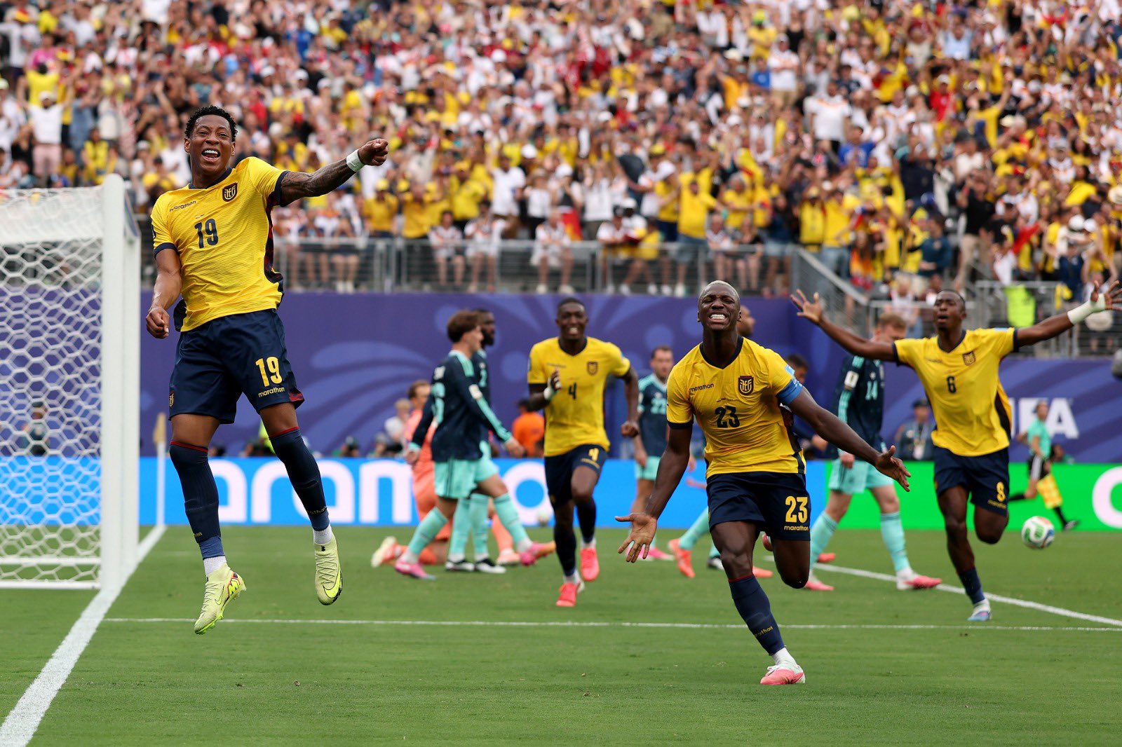 Ecuador derrotó a Alemania y se ilusiona