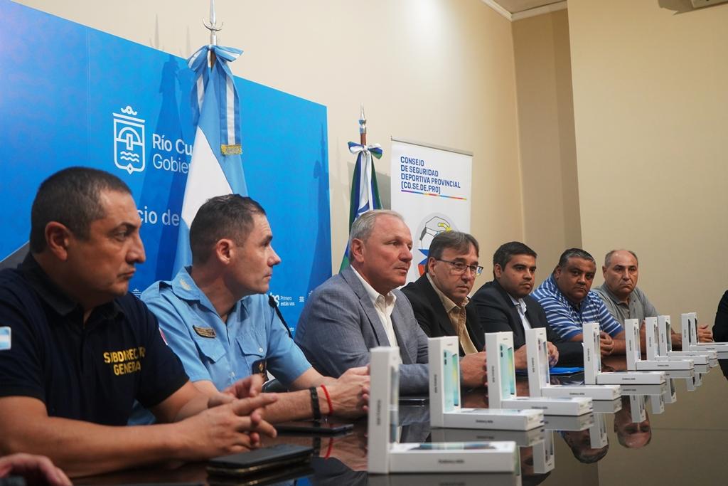 El departamento Río Cuarto sumó 20 nuevos equipos para el programa Tribuna Segura