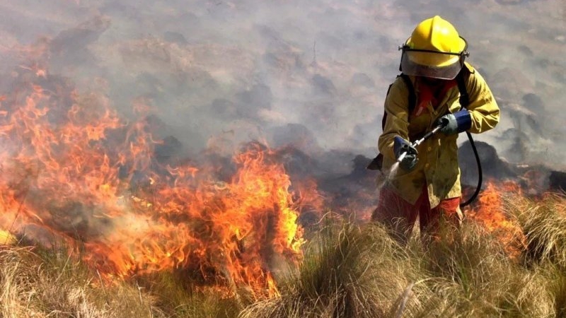 El riesgo de incendios forestales será extremo en la provincia este miércoles