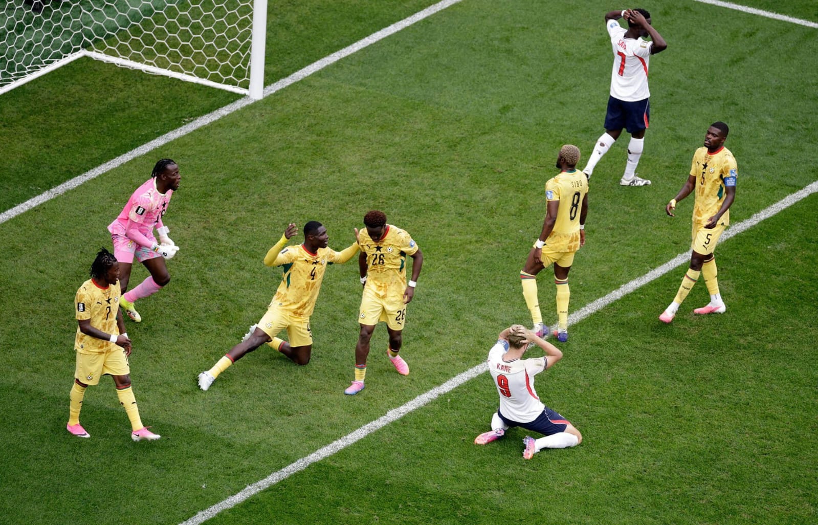 Inglaterra y Ghana empataron en cero y sigue la incógnita en el Grupo L
