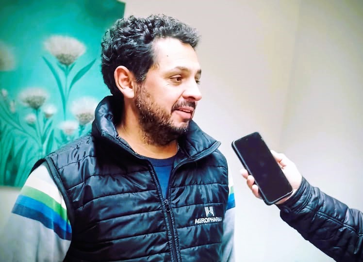José Bianco encargado de la parte ganadera confirmó la presencia de importantes cabañas que traen la raza Angus a la Expo