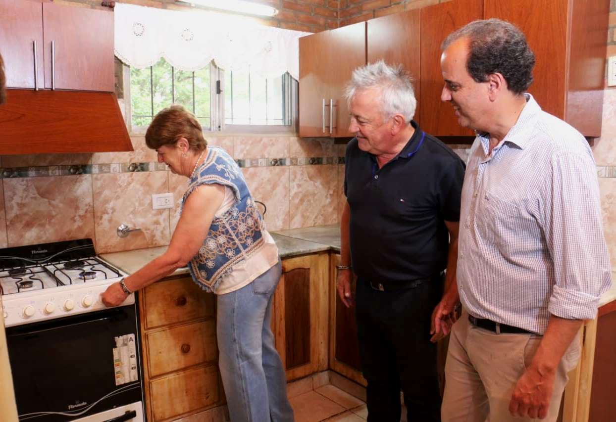 La Cautiva y Tosquita, inauguraron la primera etapa de la red domiciliaria de gas natural