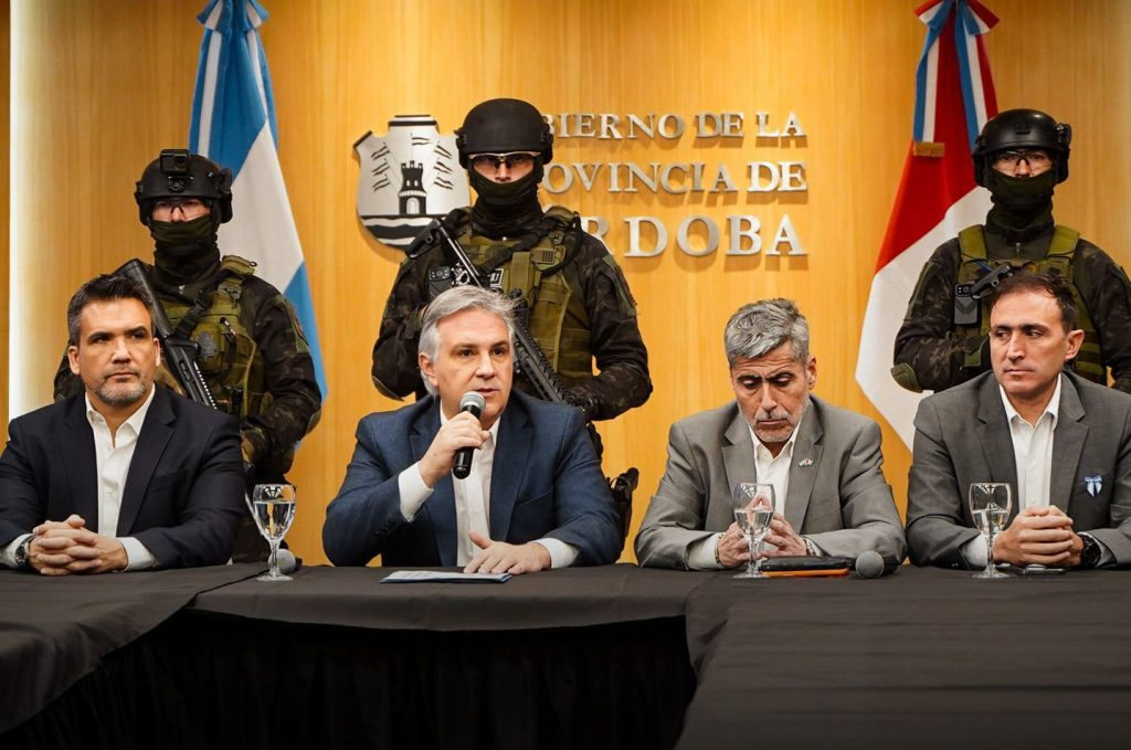 Ley Antibúnker y Antiaguantadero: Es un instrumento central para seguir mejorando la seguridad de los cordobeses, dijo Llaryora