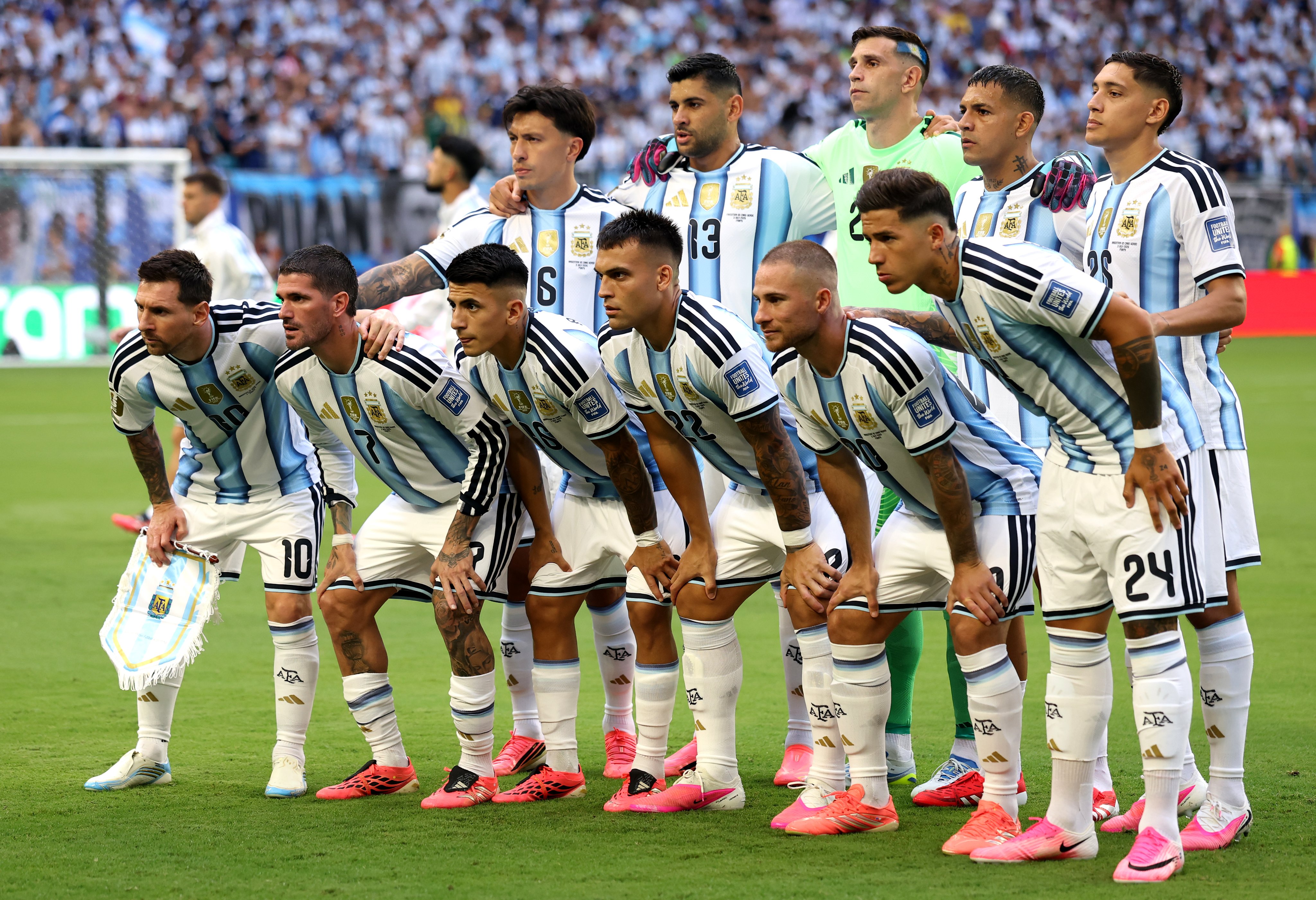 Scaloni define el equipo con algunos cambios para enfrentar a Egipto