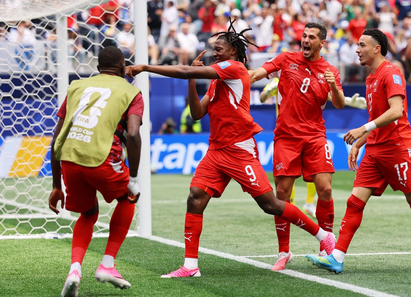 Suiza fue contundente ante Bosnia y ganó su primer partido 