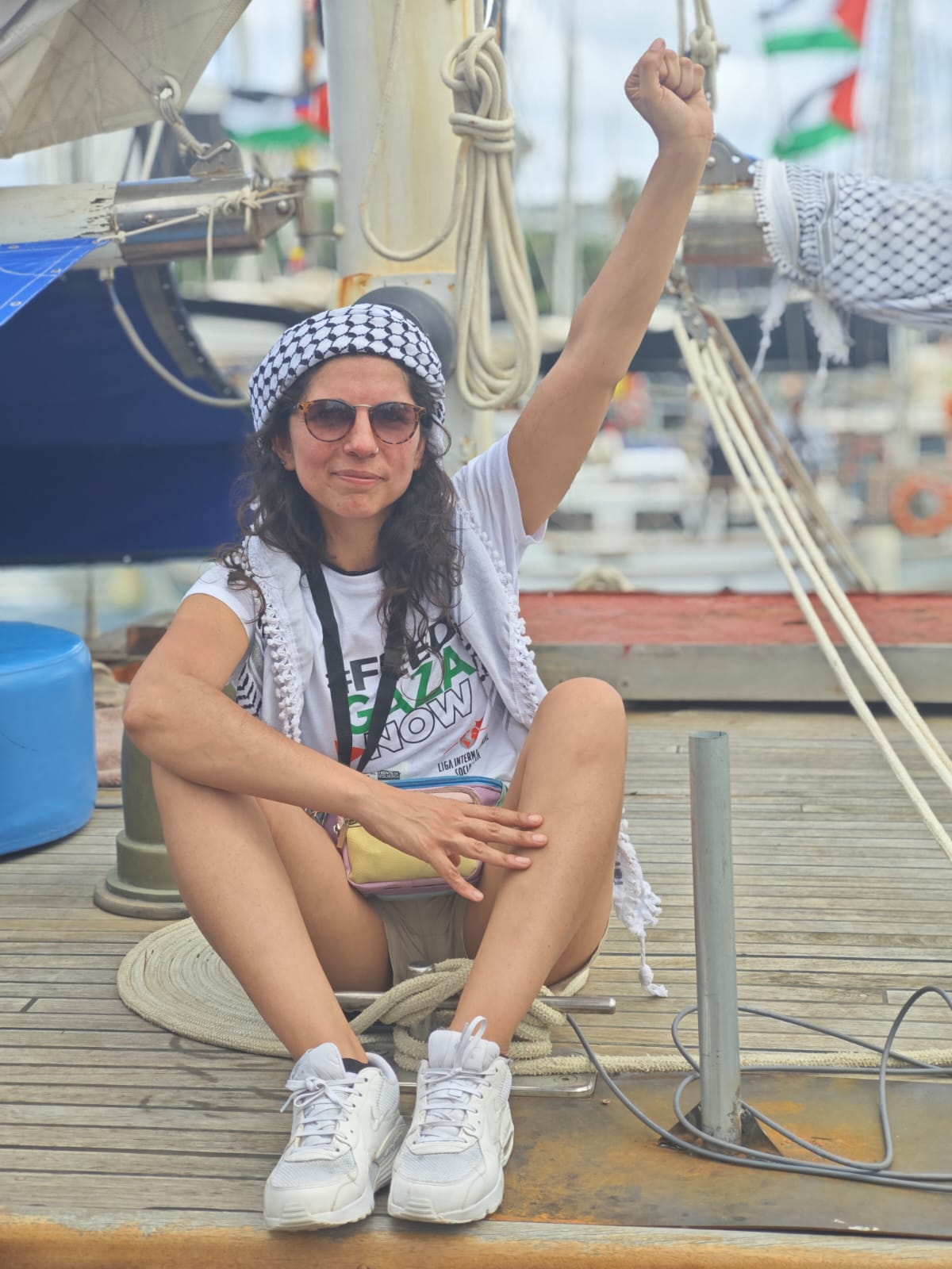 Una cordobesa a bordo de la Flotilla Humanitaria a Gaza